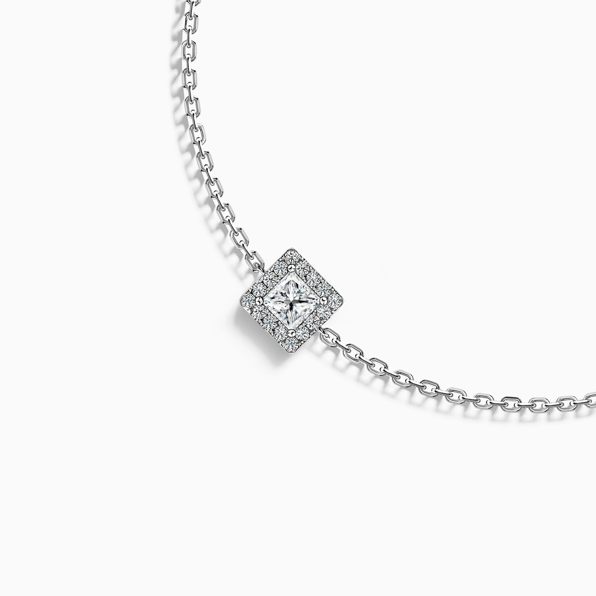 Radiant Moissanite Infinity Bracelet - Image 2