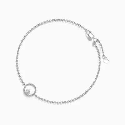 Twinkling Moissanite Starburst Bracelet