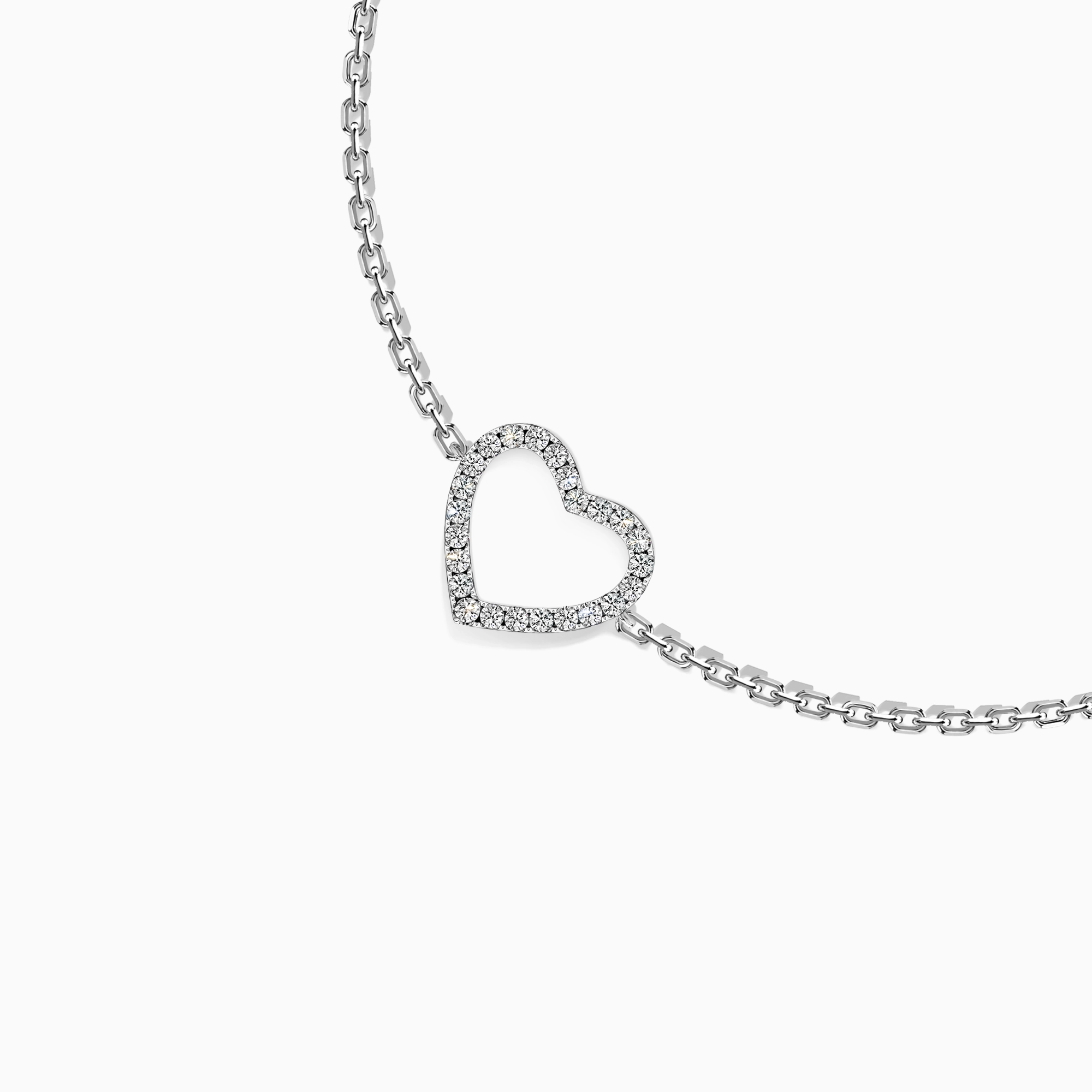 Sparkling Heart Moissanite Bracelet - Image 2