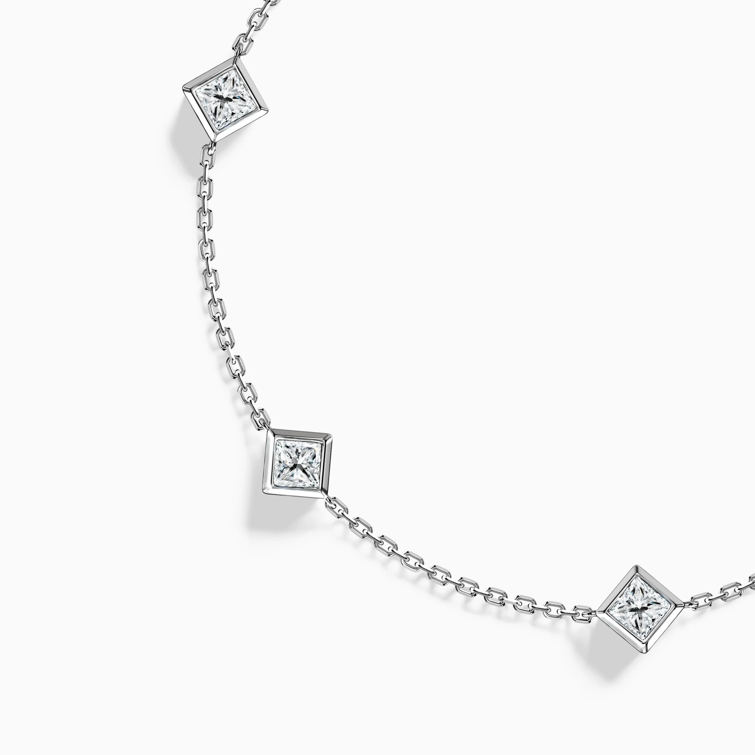 Dazzling Square Moissanite Bracelet - Image 2